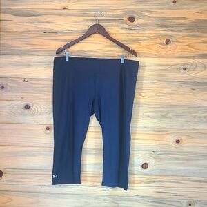 Under Armour Ladies Black Fitted Athletic Leggings XL